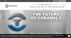 Desktop Screenshot of en.tecnargilla.it